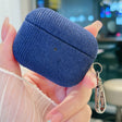 For AirPods Pro Corduroy Cloth Pattern Earphone Protective Case(Royal Blue) - For AirPods Pro by PMC Jewellery | Online Shopping South Africa | PMC Jewellery | Buy Now Pay Later Mobicred