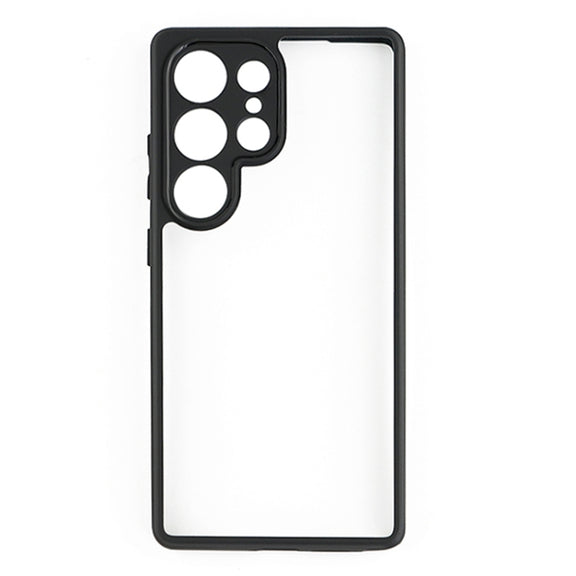 For Samsung Galaxy S25 Ultra 5G Frosted TPU + Transparent PC Phone Case