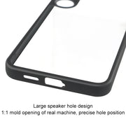 For Samsung Galaxy S25+ 5G Frosted TPU + Transparent PC Phone Case