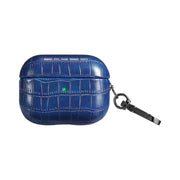 For AirPods 3 Crocodile Texture Earphone Protective Case(Royal Blue)