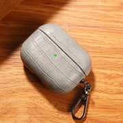 For AirPods 3 Crocodile Texture Earphone Protective Case(Grey)