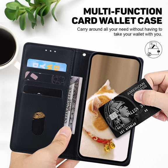 For Tecno Spark Go 2024 / 20 / 20C Cute Cats RFID Leather Phone Case(Black)