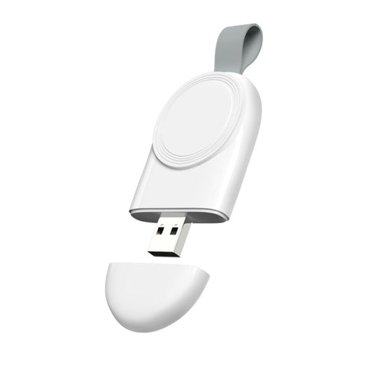 For Apple Watch Series 847 Magnetic Wireless Charger(White) - Charger / Holder by PMC Jewellery | Online Shopping South Africa | PMC Jewellery | Buy Now Pay Later Mobicred