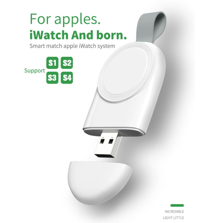 For Apple Watch Series 847 Magnetic Wireless Charger(White)