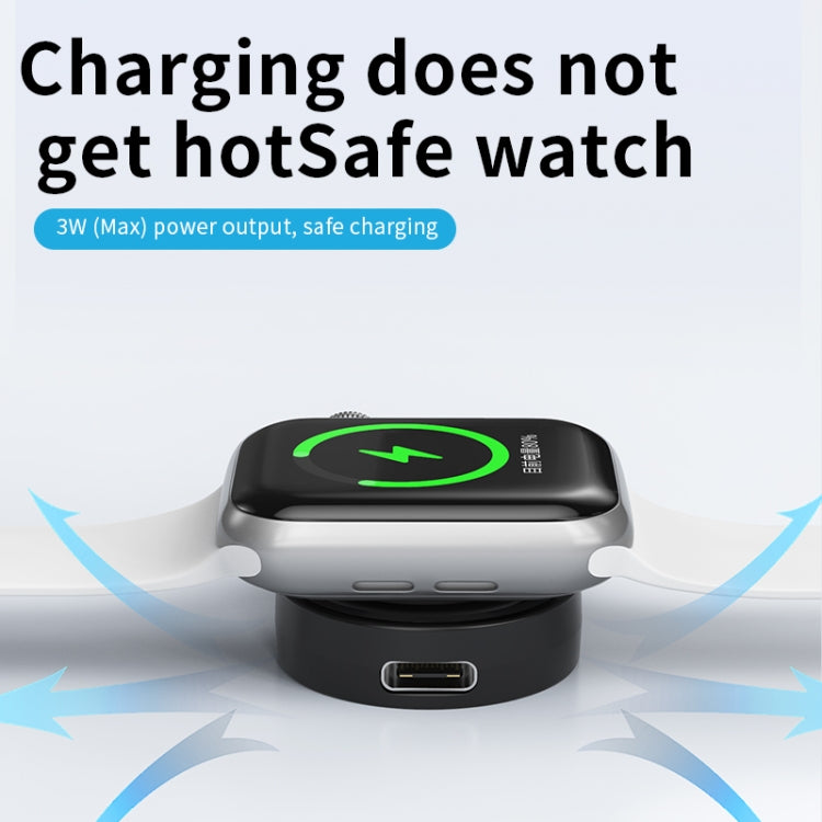 For Apple Watch Series X53 Portable Wireless Charger(White) - Charger / Holder by PMC Jewellery | Online Shopping South Africa | PMC Jewellery | Buy Now Pay Later Mobicred