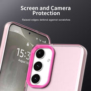 For Samsung Galaxy S25 5G Candy PC Hybrid TPU Shockproof Phone Case(Red)