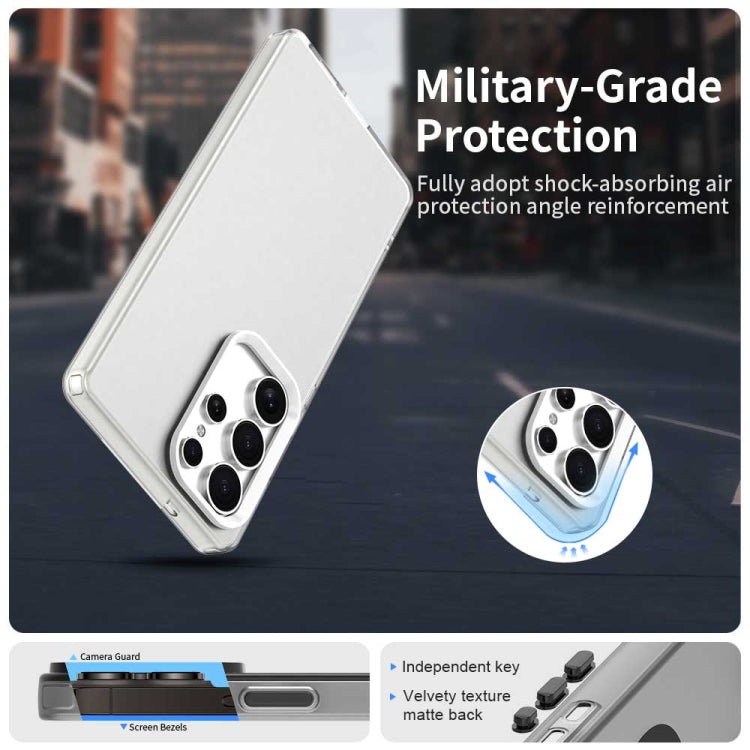 For Samsung Galaxy S25 Ultra 5G Candy PC Hybrid TPU Shockproof Phone Case(White)
