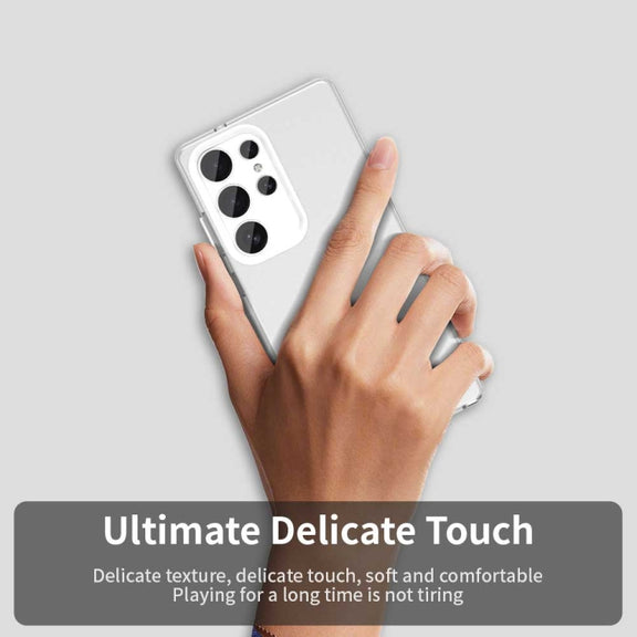 For Samsung Galaxy S25 Ultra 5G Candy PC Hybrid TPU Shockproof Phone Case(White)