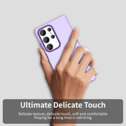 For Samsung Galaxy S25 Ultra 5G Candy PC Hybrid TPU Shockproof Phone Case(Purple)
