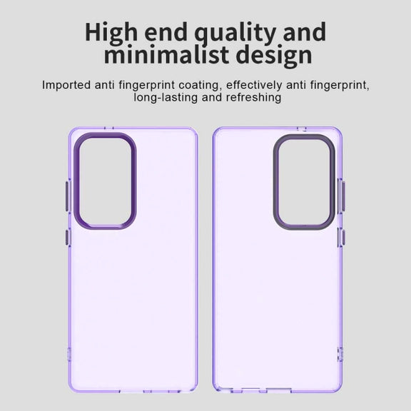 For Samsung Galaxy S25 Ultra 5G Candy PC Hybrid TPU Shockproof Phone Case(Purple)