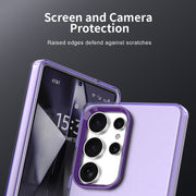 For Samsung Galaxy S25 Ultra 5G Candy PC Hybrid TPU Shockproof Phone Case(Purple)