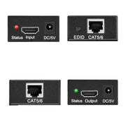 4K HDMI to RJ45 Network Extender, Transmission Distance: 120m(AU Plug)