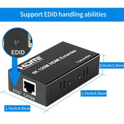 4K HDMI to RJ45 Network Extender, Transmission Distance: 120m(AU Plug)