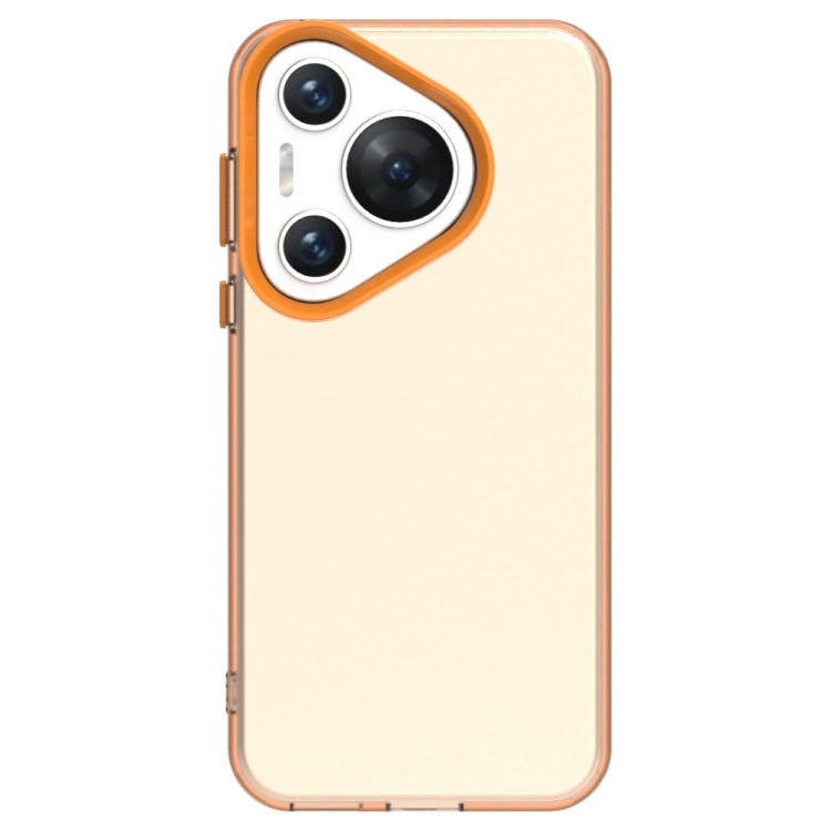 For Huawei Pura 70 Candy PC Hybrid TPU Shockproof Phone Case(Orange)