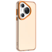 For Huawei Pura 70 Candy PC Hybrid TPU Shockproof Phone Case(Orange)