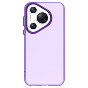For Huawei Pura 70 Candy PC Hybrid TPU Shockproof Phone Case(Purple)