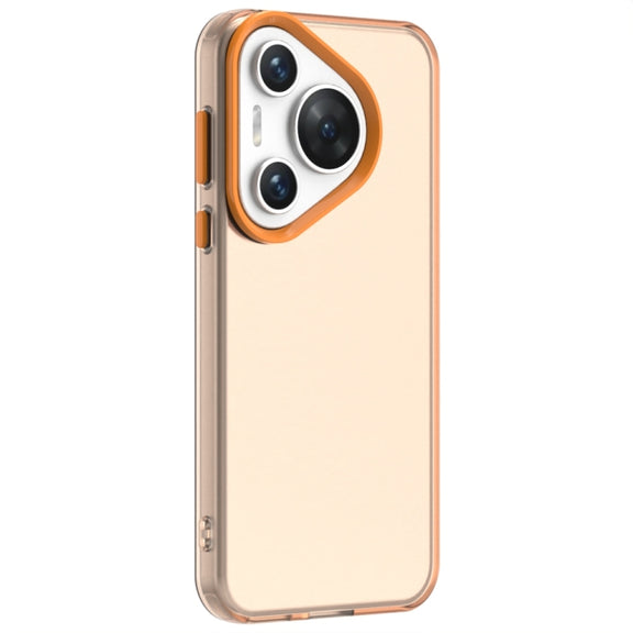 For Huawei Pura 70 Pro+ Candy PC Hybrid TPU Shockproof Phone Case(Orange)