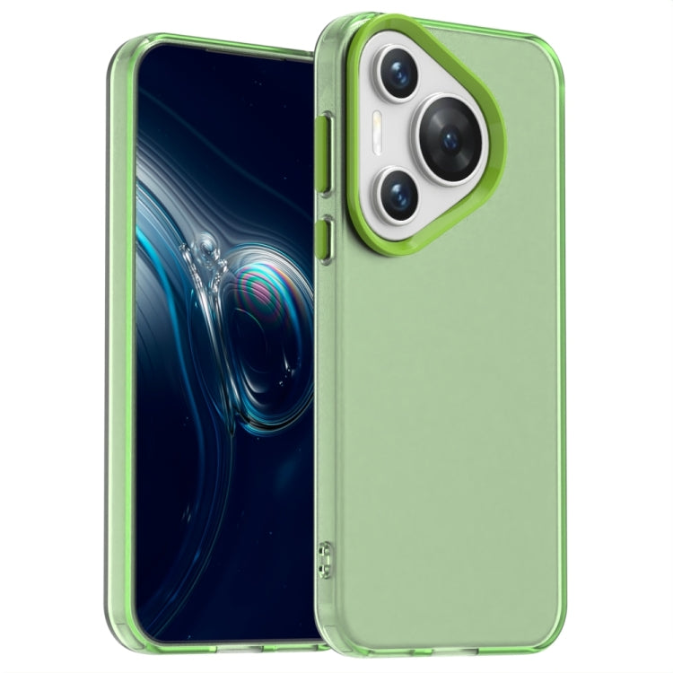 For Huawei Pura 70 Pro+ Candy PC Hybrid TPU Shockproof Phone Case(Green) - free shipping - PMC Jewellery - Order now!