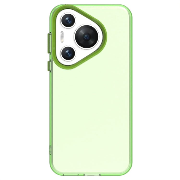 For Huawei Pura 70 Pro+ Candy PC Hybrid TPU Shockproof Phone Case(Green)