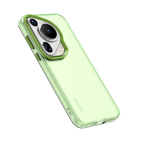 For Huawei Pura 70 Ultra Candy PC Hybrid TPU Shockproof Phone Case(Green)