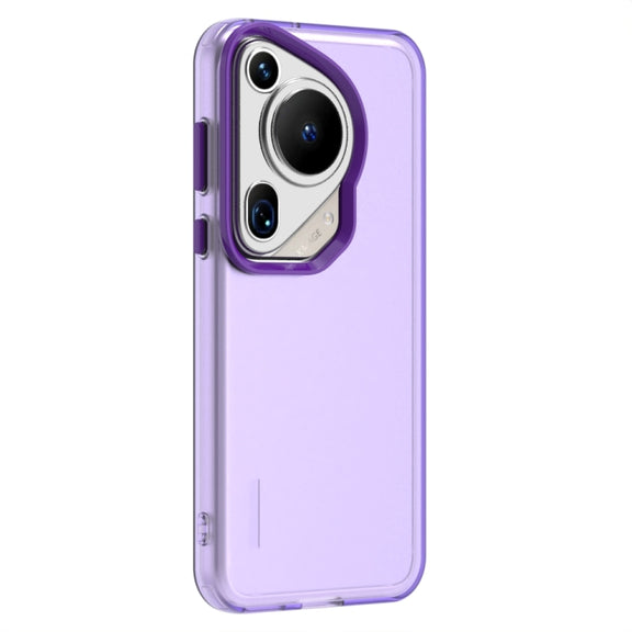 For Huawei Pura 70 Ultra Candy PC Hybrid TPU Shockproof Phone Case(Purple)