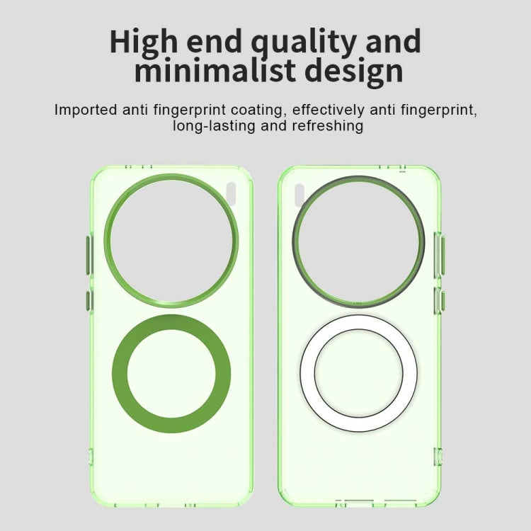 For vivo X200 Candy Magsafe PC Hybrid TPU Phone Case(Green)