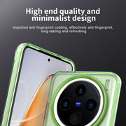 For vivo X200 Candy Magsafe PC Hybrid TPU Phone Case(Green)