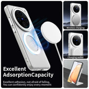For vivo X200 Pro Candy Magsafe PC Hybrid TPU Phone Case(White)