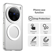 For vivo X200 Pro Candy Magsafe PC Hybrid TPU Phone Case(White)