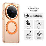 For vivo X200 Pro Candy Magsafe PC Hybrid TPU Phone Case(Orange)