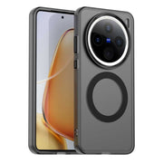 For vivo X200 Pro Candy Magsafe PC Hybrid TPU Phone Case(Black)