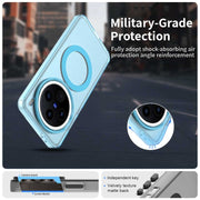 For vivo X200 Pro Candy Magsafe PC Hybrid TPU Phone Case(Blue)