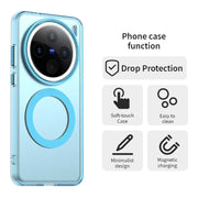 For vivo X200 Pro Candy Magsafe PC Hybrid TPU Phone Case(Blue)