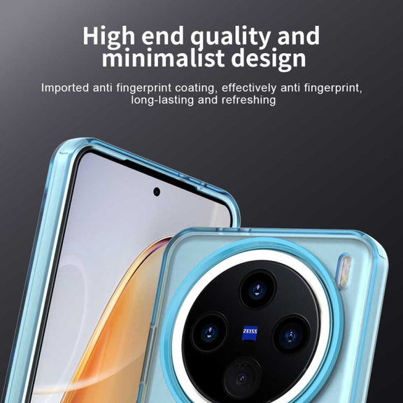 For vivo X200 Pro Candy Magsafe PC Hybrid TPU Phone Case(Blue)