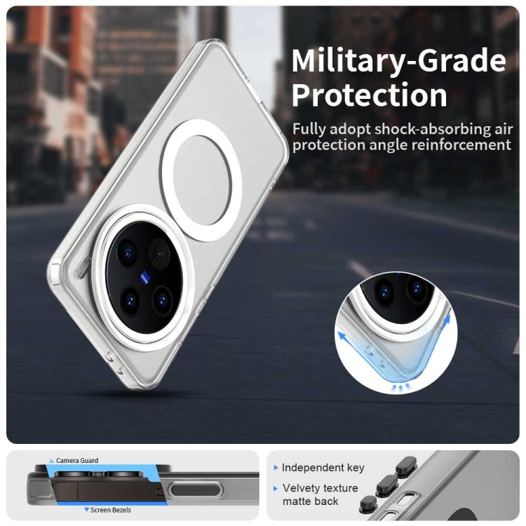For vivo X200 Pro mini Candy Magsafe PC Hybrid TPU Phone Case(White)