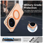For vivo X200 Pro mini Candy Magsafe PC Hybrid TPU Phone Case(Orange)