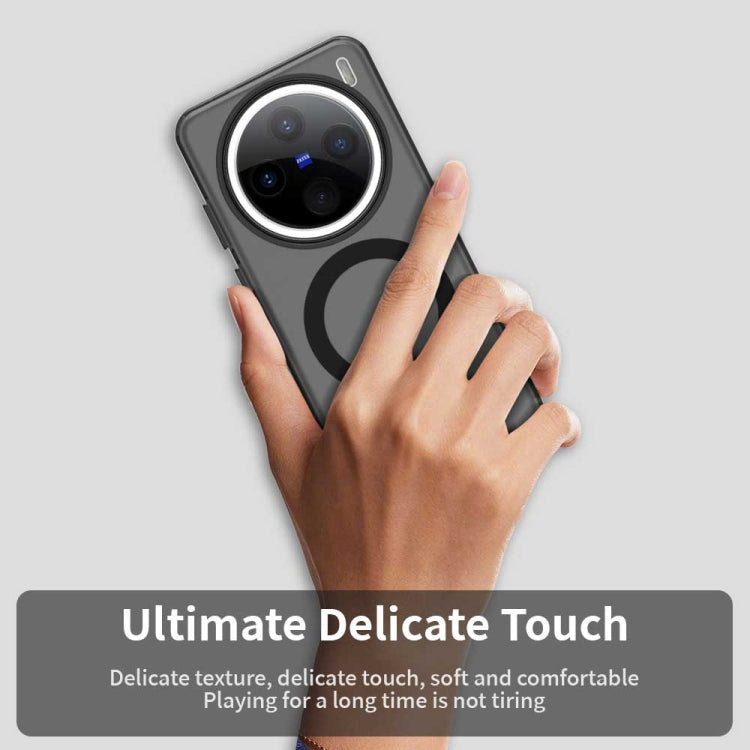 For vivo X200 Pro mini Candy Magsafe PC Hybrid TPU Phone Case(Black)