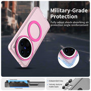 For vivo X200 Pro mini Candy Magsafe PC Hybrid TPU Phone Case(Red)
