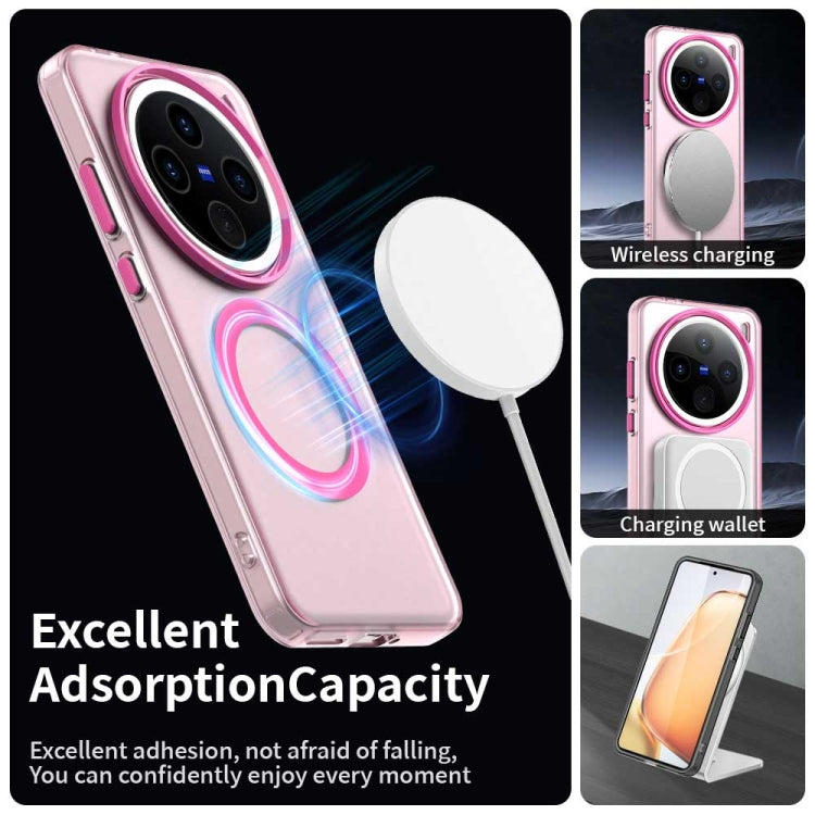 For vivo X200 Pro mini Candy Magsafe PC Hybrid TPU Phone Case(Red)