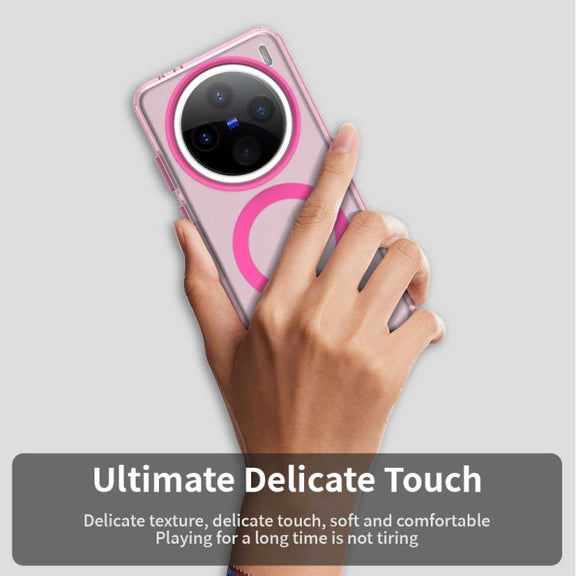 For vivo X200 Pro mini Candy Magsafe PC Hybrid TPU Phone Case(Red)