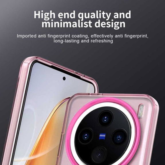 For vivo X200 Pro mini Candy Magsafe PC Hybrid TPU Phone Case(Red)