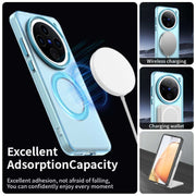 For vivo X200 Pro mini Candy Magsafe PC Hybrid TPU Phone Case(Blue)