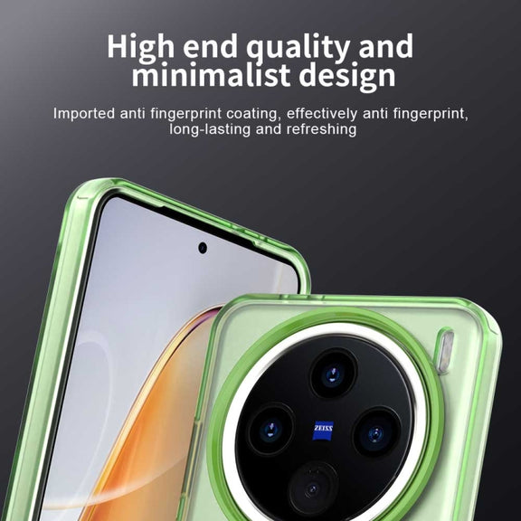 For vivo X200 Pro mini Candy Magsafe PC Hybrid TPU Phone Case(Green)