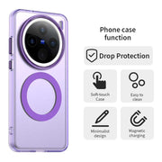 For vivo X200 Pro mini Candy Magsafe PC Hybrid TPU Phone Case(Purple)