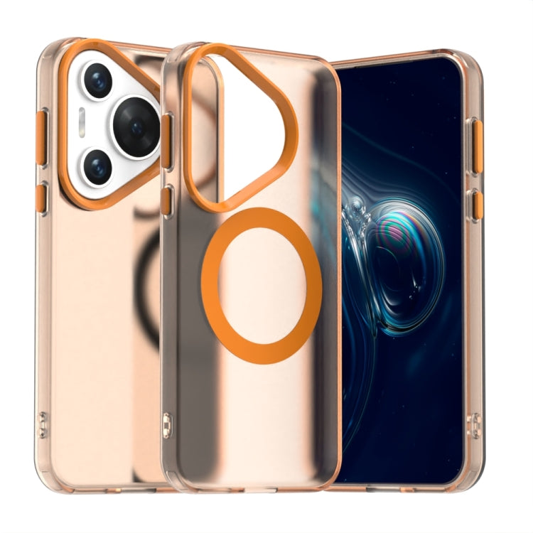 For Huawei Pura 70 Candy Magsafe PC Hybrid TPU Phone Case(Orange) - free shipping - PMC Jewellery - Order now!