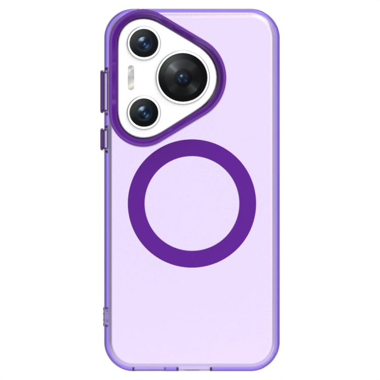 For Huawei Pura 70 Candy Magsafe PC Hybrid TPU Phone Case(Purple)