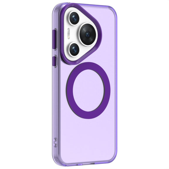For Huawei Pura 70 Candy Magsafe PC Hybrid TPU Phone Case(Purple)