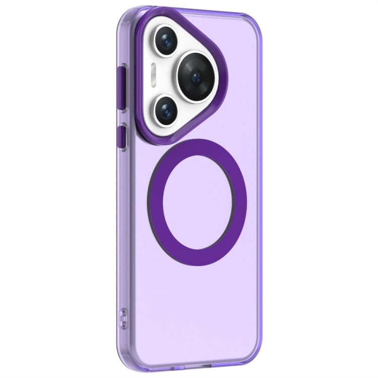 For Huawei Pura 70 Candy Magsafe PC Hybrid TPU Phone Case(Purple)