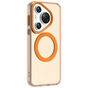 For Huawei Pura 70 Pro Candy Magsafe PC Hybrid TPU Phone Case(Orange)