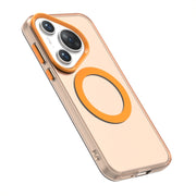 For Huawei Pura 70 Pro Candy Magsafe PC Hybrid TPU Phone Case(Orange)